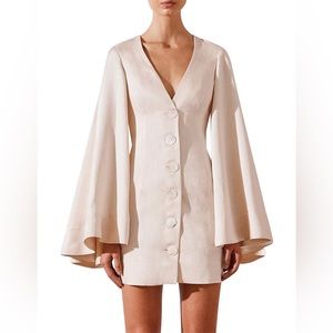 Shona Joy Wren Circle Sleeve Mini Dress size us 6